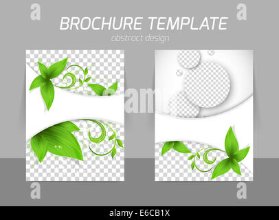 Flyer-Template-design Stockfoto