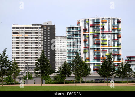 East Village Wohnungen Olympiapark Stratford London Stockfoto