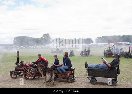 Pickering Dampfmaschine Rallye Stockfoto