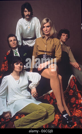 DIE Familie DOGG Promo-Foto UK vocal Group über 1969 Stockfoto