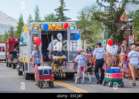 Fourth Of July Parade in Breckenridge Stockfoto