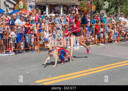 Fourth Of July Parade in Breckenridge Stockfoto