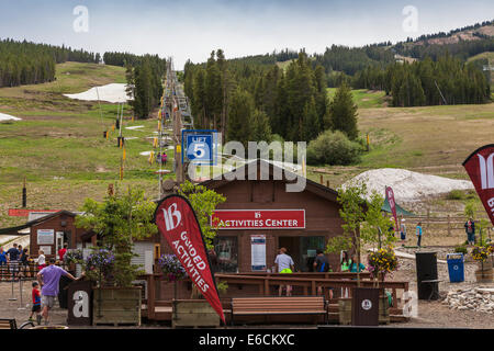 Sommer-Funpark in Breckenridge, Colorado. Stockfoto