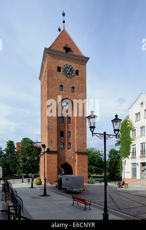 Markttor (Brama Targowa) in Elbing, Polen, Europa Stockfoto