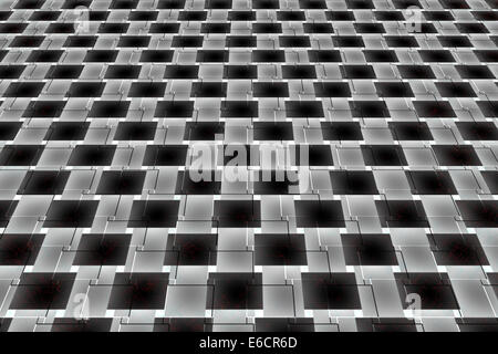 Moderne schwarze Metall-Hintergrund Stockfoto