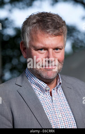 Edinburgh, Schottland. 20. August 2014. Arne Dahl, schwedischer Autor des Kriminalromans, auf dem Edinburgh International Book Festival 2014. Edinburgh, Schottland. Kredit-19. August 2014: GARY DOAK/Alamy Live-Nachrichten Stockfoto