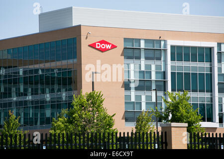 Der Hauptsitz von the Dow Chemical Company in Midland, Michigan/USA. Stockfoto