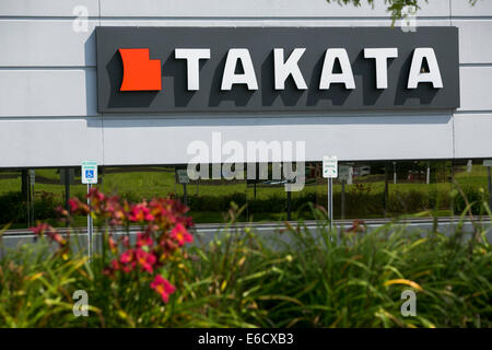 Eine Anlage von Auto-Teile-Hersteller Takata in Auburn Hills, Michigan besetzt. Stockfoto