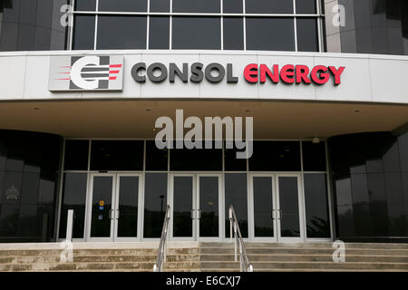 Das Hauptquartier der Consol Energy in Canonsburg, Pennsylvania. Stockfoto