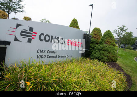 Das Hauptquartier der Consol Energy in Canonsburg, Pennsylvania. Stockfoto