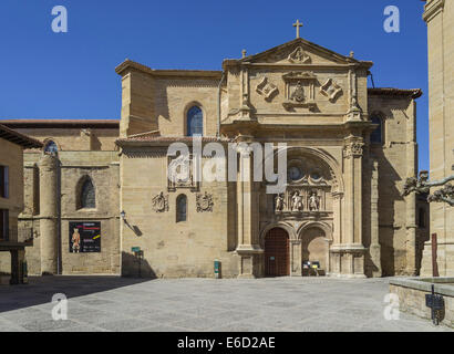 Die Kathedrale von Santo Domingo de la Calzada Santo Domingo de la Calzada, La Rioja, Spanien Stockfoto