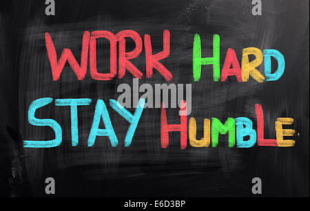 Konzept, handschriftlich mit Kreide - Farbbild Stockfoto