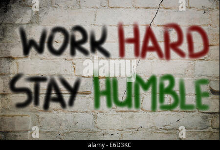 Konzept, handschriftlich mit Kreide - Farbbild Stockfoto