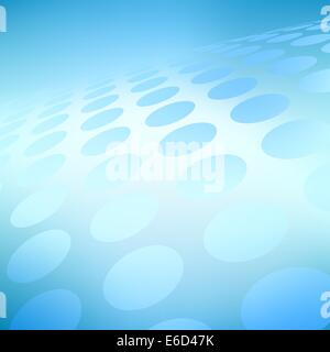 Abstrakte bearbeitbares Vektor-Illustration eines blauen Halbton-Musters Stock Vektor