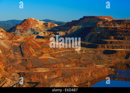 Rio Tinto, Rio Tinto Minen, Provinz Huelva, Andalusien, Spanien Stockfoto