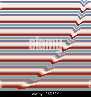 Abstrakte bearbeitbares Vektor Hintergrund Illustration der bunten Streifen Stock Vektor
