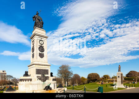 Kriegerdenkmal am Plymouth Hacke, Devon, England UK Europa Stockfoto