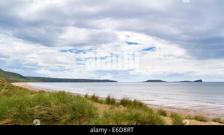 Llangennith Strand Gower Wales Großbritannien Europa Stockfoto