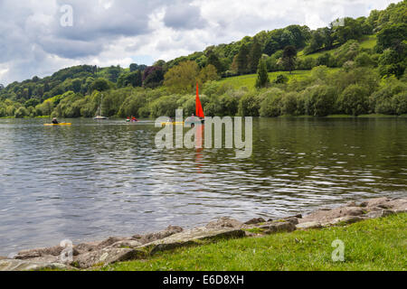 Bala Lake oder Llyn Tegid auf Walisisch ist ein großer See in Gwynedd, Wales UK Europe Stockfoto