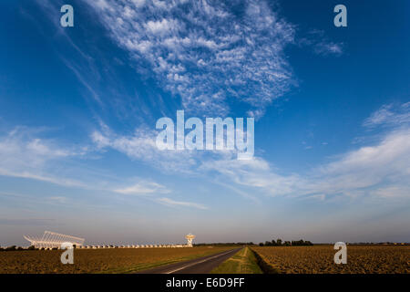 Radioastronomie-Station in Medicina, Italien ein Teil des European Very Long Baseline Interferometry Network Stockfoto