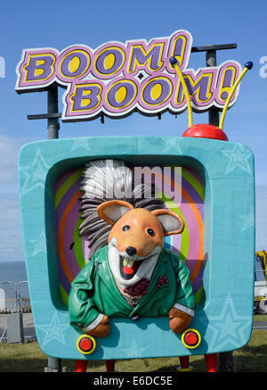 Basil Brush in der animierten Tableau, das Teil des weltberühmten Blackpool Illuminations Stockfoto