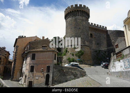 Stadt von Bracciano Castello Orsini-Odescalchi Lazio Italien Stockfoto