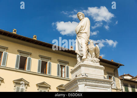 Denkmal für Dante Alighieri. Florenz, Italien.