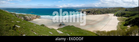 Tràigh Allt Chàilgeag Strand in der Nähe von Durness, auf der nördlichen Küste von Sutherland, Schottland, UK Stockfoto