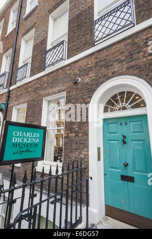 England, London, Charles Dickens Museum Stockfoto