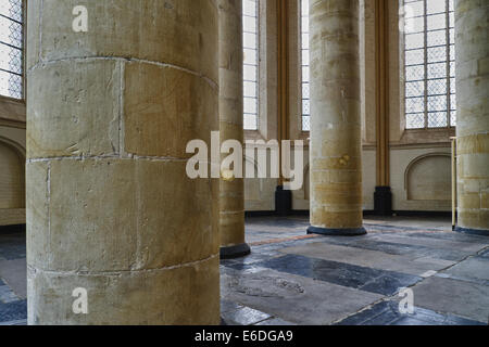 Innenraum der St. Nikolauskirche in Deventer, Niederlande Stockfoto