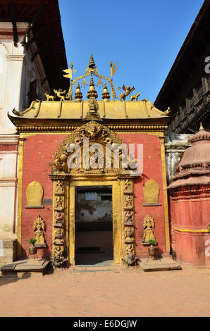 Bhaktapur Durbar Square ist eine alte Newar Stadt in der östlichen Ecke des Kathmandu-Tal, Nepal Stockfoto