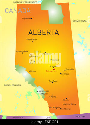 Alberta Provinz Stockfoto