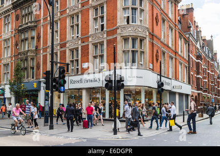 Shopper am Oxford Street-London Stockfoto