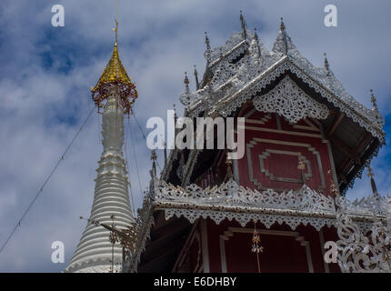 Wat Phra dieses Doi Kong Mu, Mae Hong Song, Thailand Stockfoto