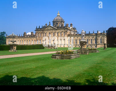 Castle Howard aus dem 18. Jahrhundert Palast Coneysthorpe North Yorkshire uk Stockfoto