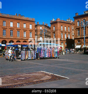 Market Place du Capitole Toulouse Frankreich Stockfoto