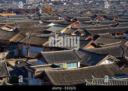 China. Provinz Yunnan. Stadt Lijiang. UNESCO-Welterbe. Stockfoto