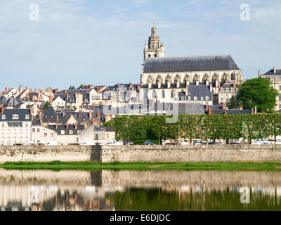 Blois, Frankreich - 8. Juni 2014: Saint-Louis de Blois. La Cathedrale Saint-Louis de Blois Stockfoto