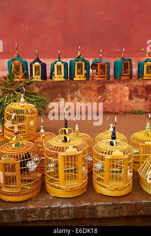 China, Yunnan Provinz, Stadt Jianshui Vogelmarkt Stockfoto