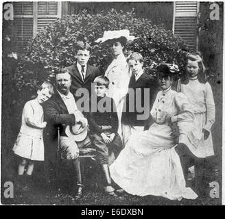 US-Präsident Theodore Roosevelt und Familie, Portrait, 1904 Stockfoto