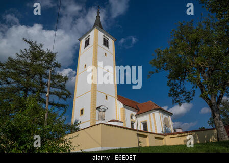 Kirche St. Maria Schnee in Belec, Zagorje, Kroatien Stockfoto
