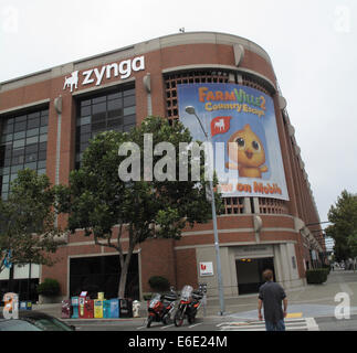 Zynga-Hauptsitz in San Francisco Kalifornien Stockfoto