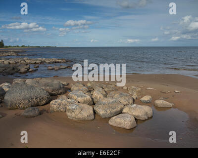 Peipussee Landschaft nahe Kallaste. Estland Stockfoto