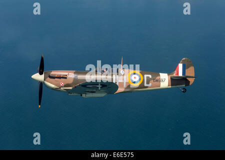 Vickers Supermarine Spitfire Vb der RAF - klassische WW2-Kämpfer Stockfoto