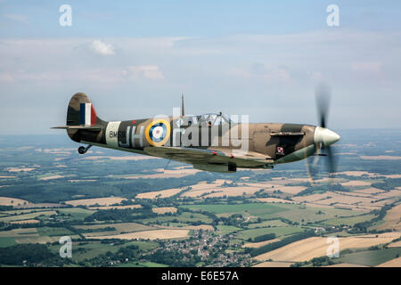 Vickers Supermarine Spitfire Vb der RAF - klassische WW2-Kämpfer Stockfoto