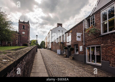 Knutsford Cheshire Nordwestengland. Wahlkreis Stadt des ehemaligen Schatzkanzler George Osborne M.P. Kirchhügel. Stockfoto