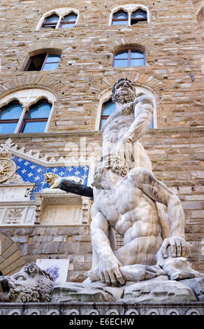 Herkules und Grab vor dem Palazzo Vecchio Stockfoto