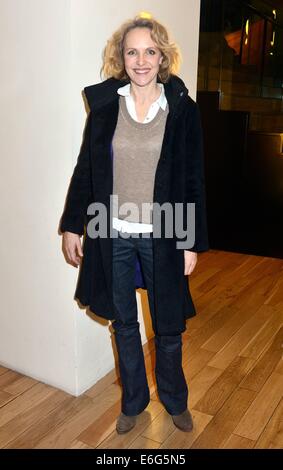 Deutsche Schauspielerin Juliane Kohler besucht das Screening von "Zwei Leben" im Rahmen des Jameson Dublin International Film Festival im Kino Leuchtturm...  Mitwirkende: Juliane Kohler wo: Dublin, Irland bei: 16. Februar 2014 Stockfoto