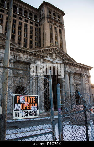 Michigan Central Station. Detroit, MI Stockfoto