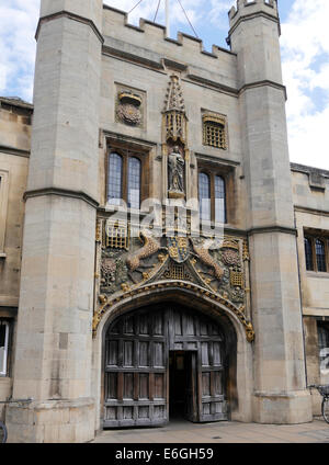 Eingang zum Christuslicht Hochschule, Str. Andrews Street Cambridge England Stockfoto